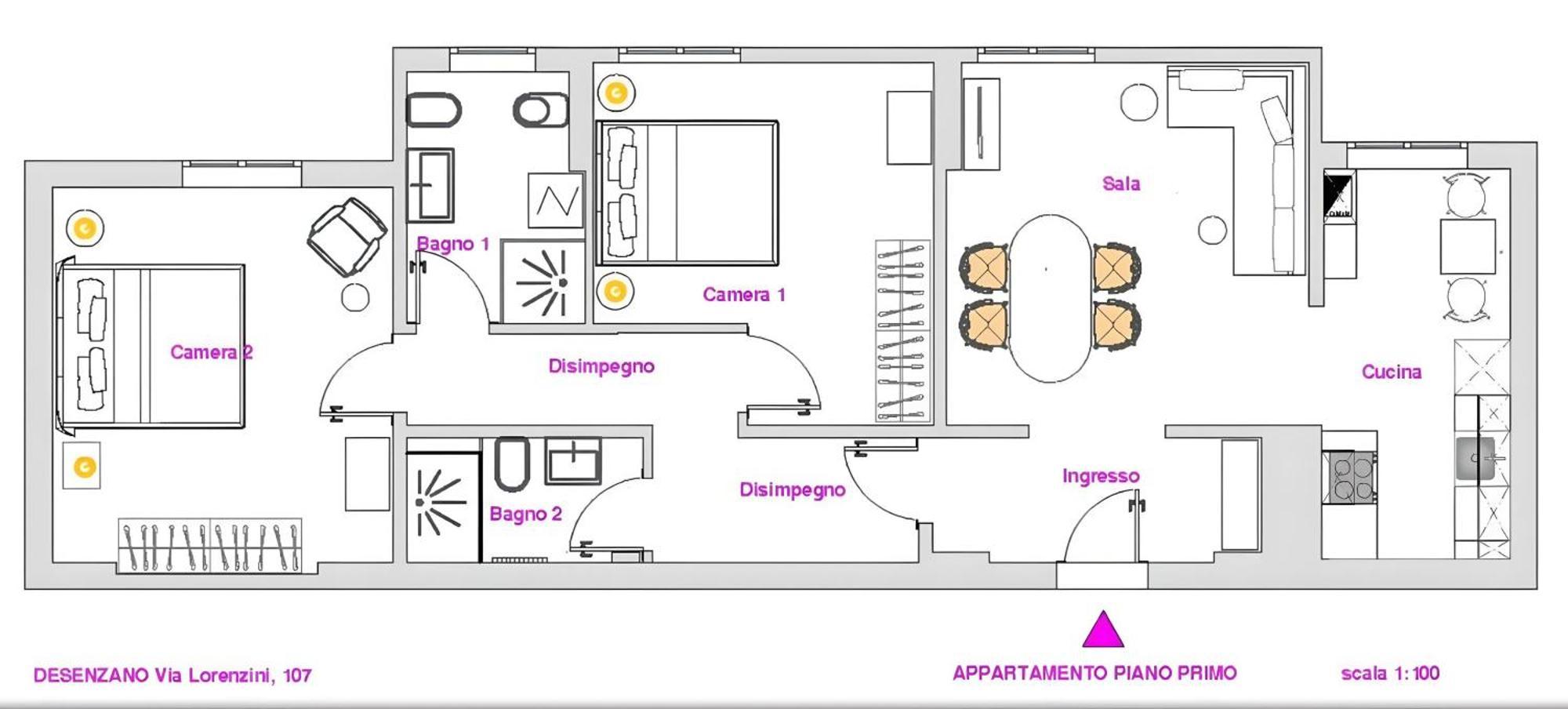Desenzanoloft Official Partner Marriott Homes & Villas - A Casa Di Sara Family Apartment With Private Parking Desenzano del Garda Zewnętrze zdjęcie